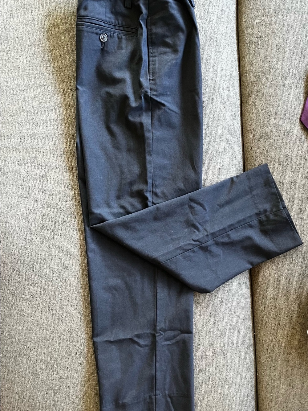 Boys Size 14 Navy School Uniform Dress Pants Slacks Adjustable Waist Cat & Jack